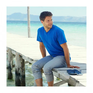  Tricou pentru bărbați Fruit of the loom Valueweight V-Deck